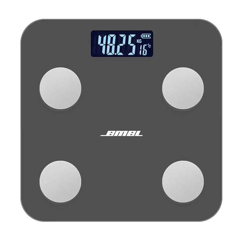 Οικιακή ζυγαριά σώματος με έξυπνο μέτρημα, επιφάνεια από γυαλί (Κωδικός Tb-792794714763)