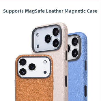 iPhone 17 ādas vāciņš, rokām darināts, pilna aizsardzība, magnētiska aizvēršana, pretslīdēšana