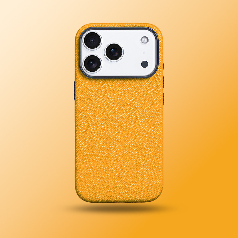 Husă iPhone 17 din piele naturală, lucrată manual, protecție completă, închidere magnetică, anti-alunecare