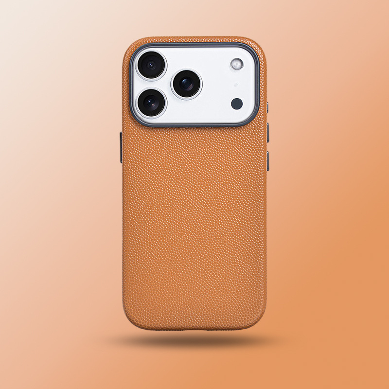 Husă iPhone 17 din piele naturală, lucrată manual, protecție completă, închidere magnetică, anti-alunecare