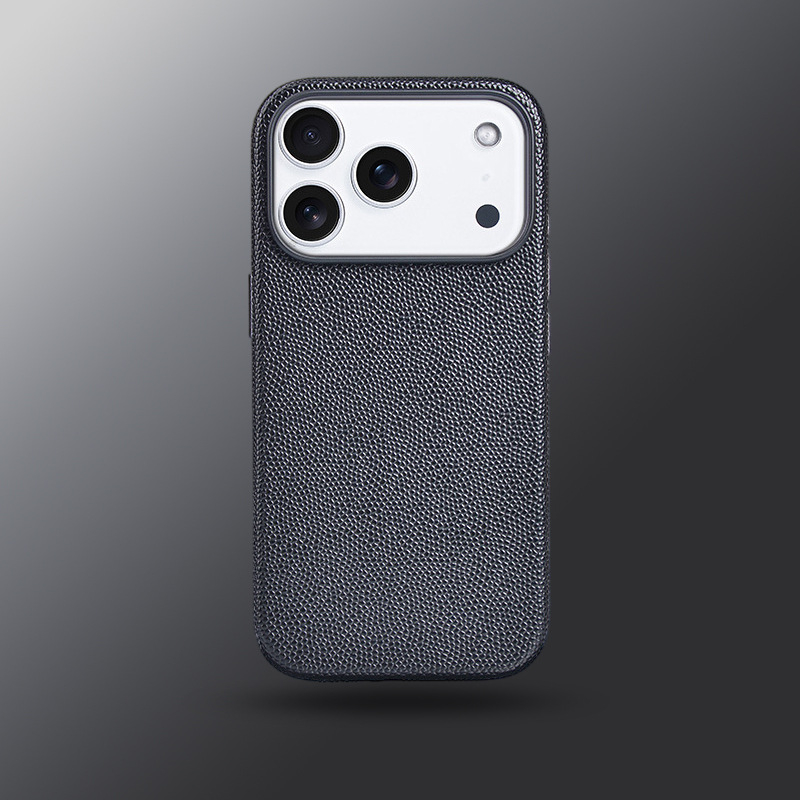 Husă iPhone 17 din piele naturală, lucrată manual, protecție completă, închidere magnetică, anti-alunecare