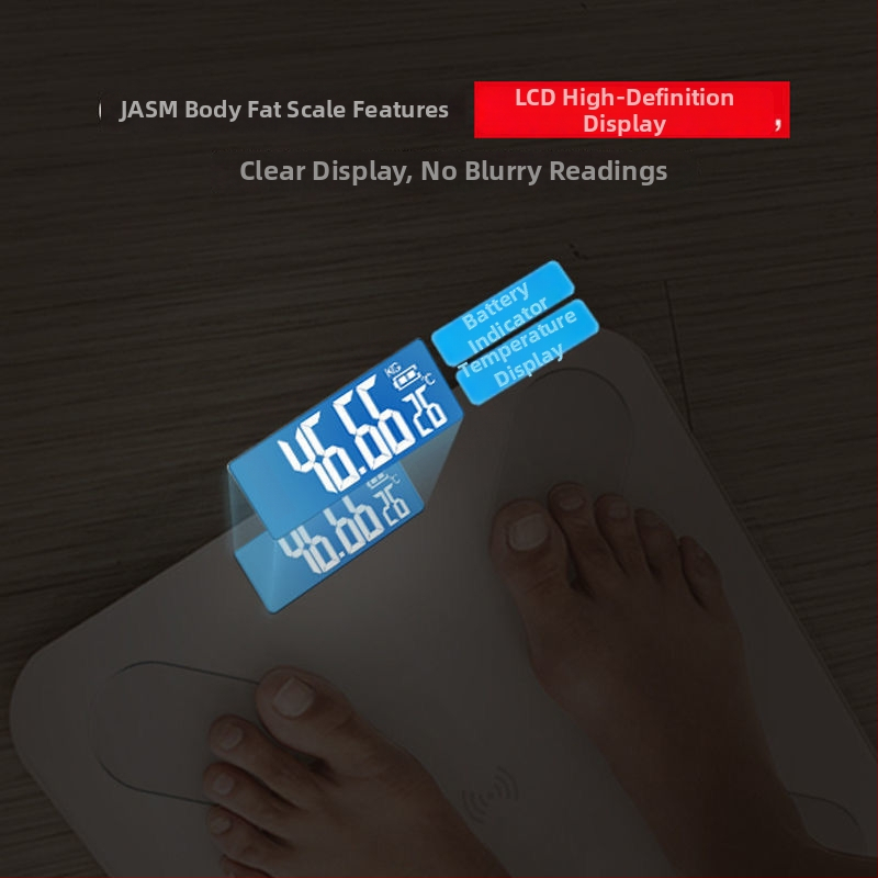 Dr. Eye ζυγός λιπώδους σώματος - οθόνη 2 ιντσών, συμβατός με iOS, ασύρματη εμβέλεια 5–10 μ., λειτουργία με κουμπί, βάρος 0,9 kg