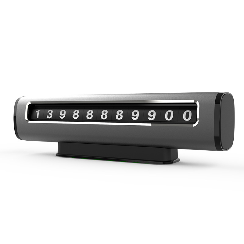 Placă metalică de parcare ascunsă pentru automobil, EITAI, model Stop sign P8, imprimare logo și personalizare disponibilă