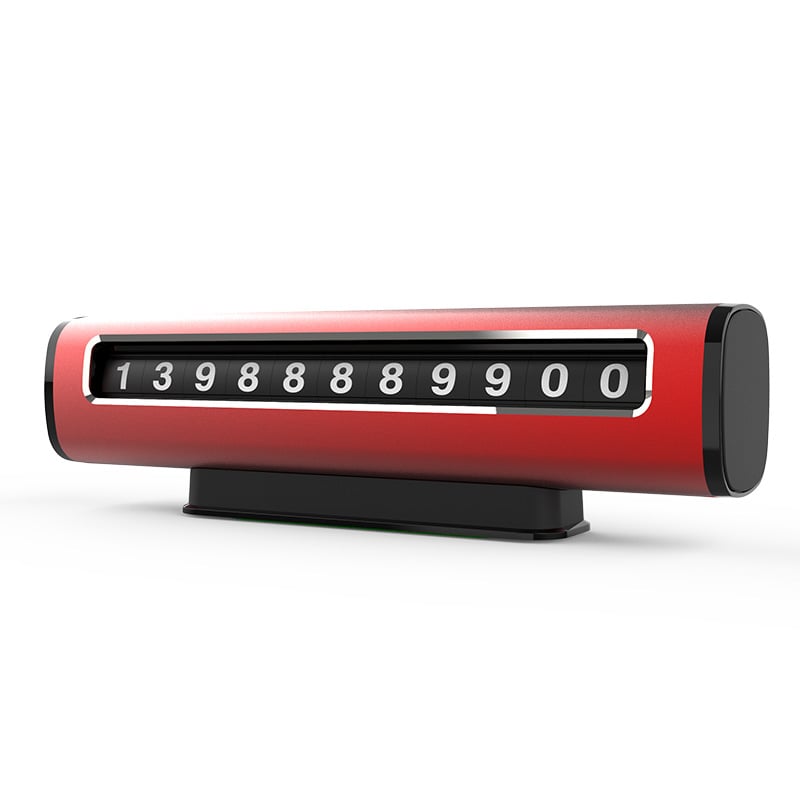 Placă metalică de parcare ascunsă pentru automobil, EITAI, model Stop sign P8, imprimare logo și personalizare disponibilă