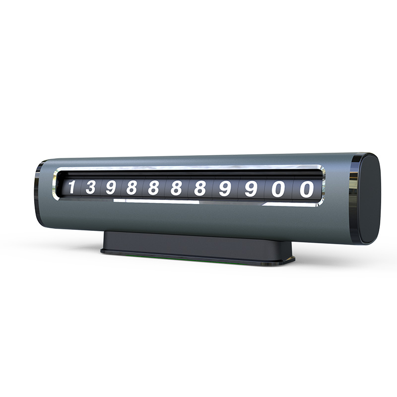 Placă metalică de parcare ascunsă pentru automobil, EITAI, model Stop sign P8, imprimare logo și personalizare disponibilă