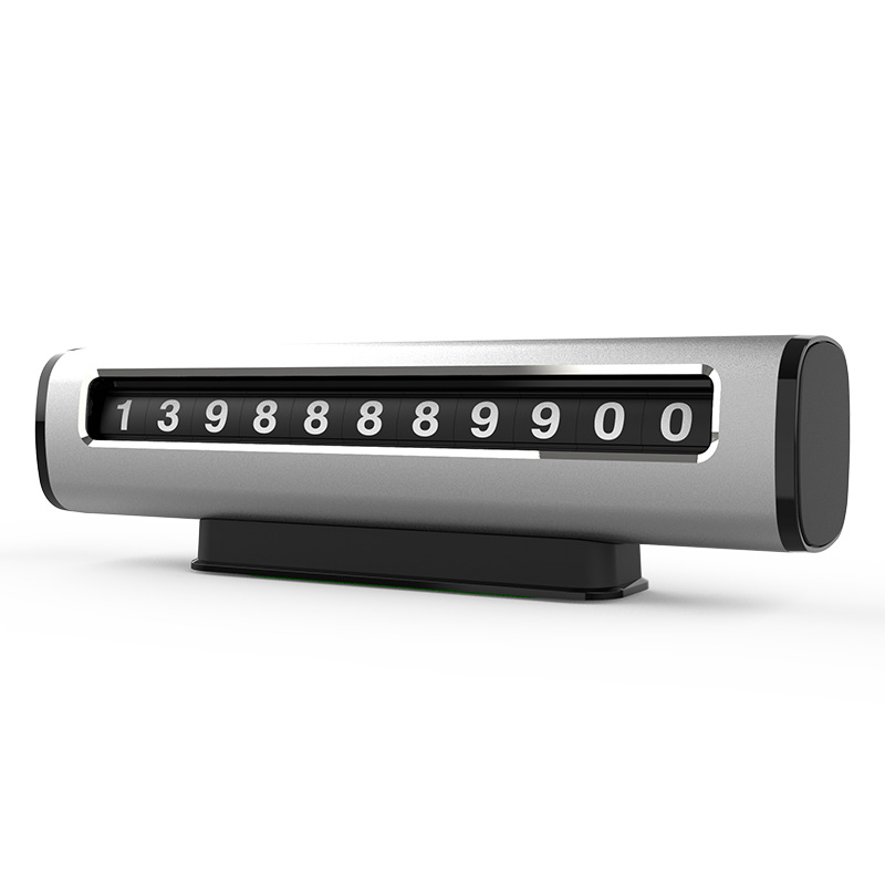 Placă metalică de parcare ascunsă pentru automobil, EITAI, model Stop sign P8, imprimare logo și personalizare disponibilă