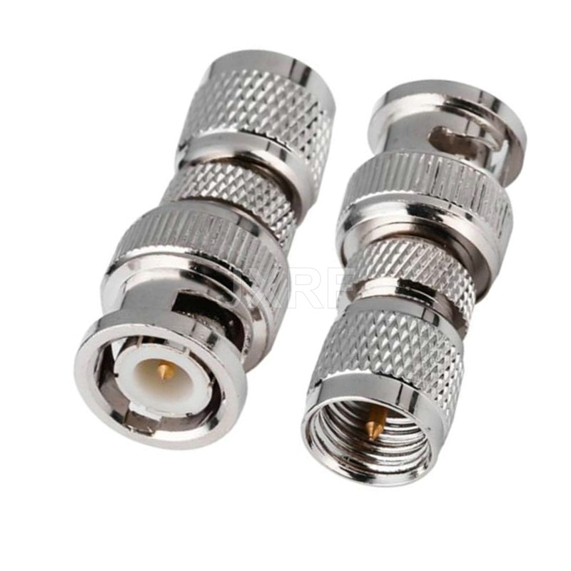 Koaksijalni RF konektor: BNC na Mini-UHF, model mini UHF, 1 jezgra, bakrena kontakt, bakreni izolator