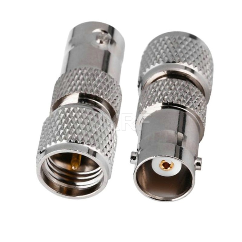 Koaksijalni RF konektor: BNC na Mini-UHF, model mini UHF, 1 jezgra, bakrena kontakt, bakreni izolator