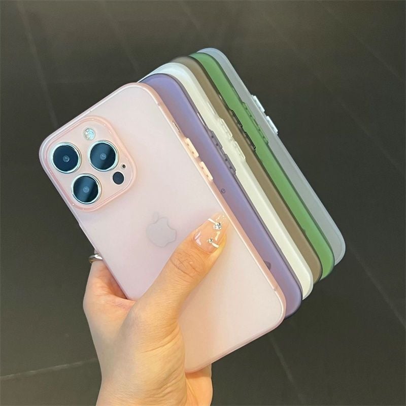 Carcasă iPhone – TPU mat ultra-subțire, protecție la șocuri, antiamprente, disipare căldură, compatibilă cu iPhone 11/12/13/14 Pro Max și alte modele