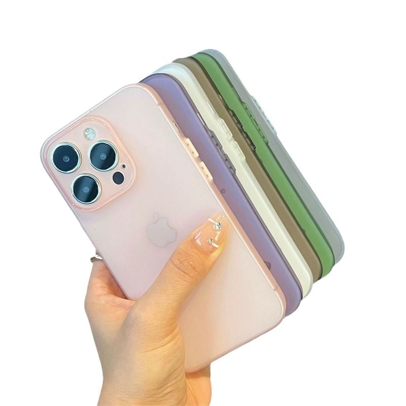 Carcasă iPhone – TPU mat ultra-subțire, protecție la șocuri, antiamprente, disipare căldură, compatibilă cu iPhone 11/12/13/14 Pro Max și alte modele