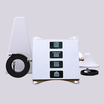 XR 2345g Daugiafrekvinis keturių dažnių mobiliojo signalo stiprintuvas su patobulintu imtuvu, dažnių diapazonas 700-2600 MHz, 2G/3G/4G/5G su internetu, dengiamas plotas 100-1000 m²