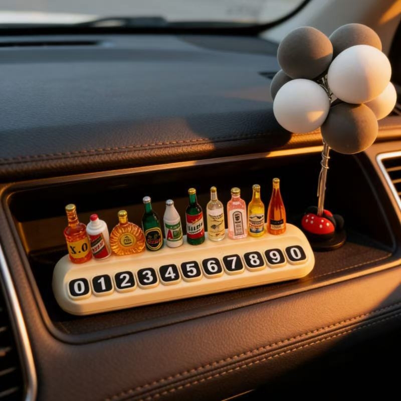 Silikonska elektronička pločica za auto - personalizirana privremena pločica s brojem za parkiranje, One Limit Automotive Products (Guangzhou) - prilagođena obrada