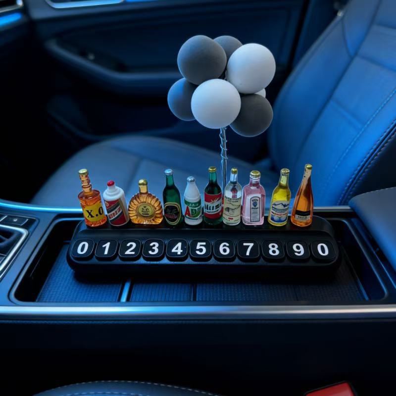 Silikonska elektronička pločica za auto - personalizirana privremena pločica s brojem za parkiranje, One Limit Automotive Products (Guangzhou) - prilagođena obrada