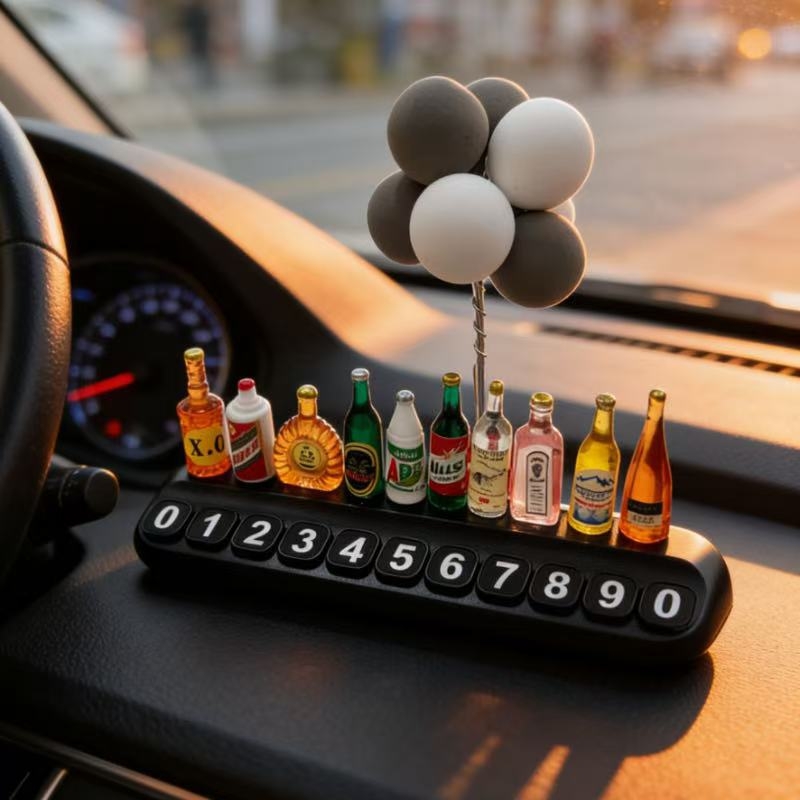 Silikonska elektronička pločica za auto - personalizirana privremena pločica s brojem za parkiranje, One Limit Automotive Products (Guangzhou) - prilagođena obrada
