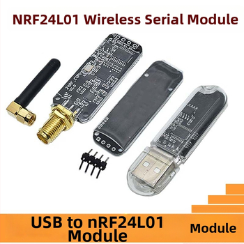 USB uz nRF24L01 serijas moduli – 2,4 GHz bezvadu datu pārraide attālinātai vadībai