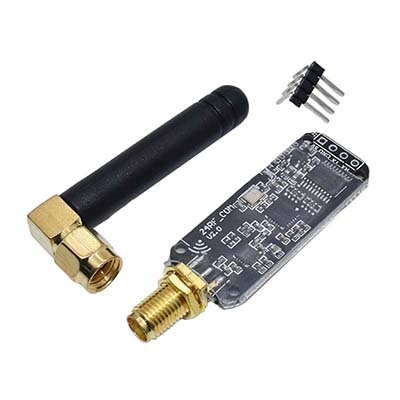 USB uz nRF24L01 serijas moduli – 2,4 GHz bezvadu datu pārraide attālinātai vadībai