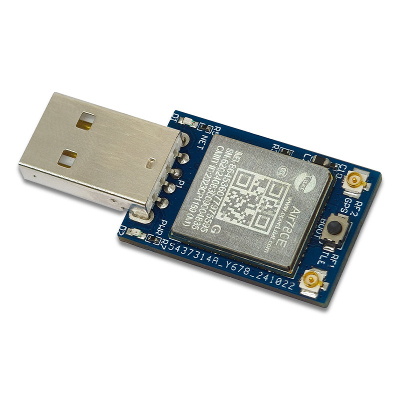 Air780E 4G USB interneta modulis ar GPS