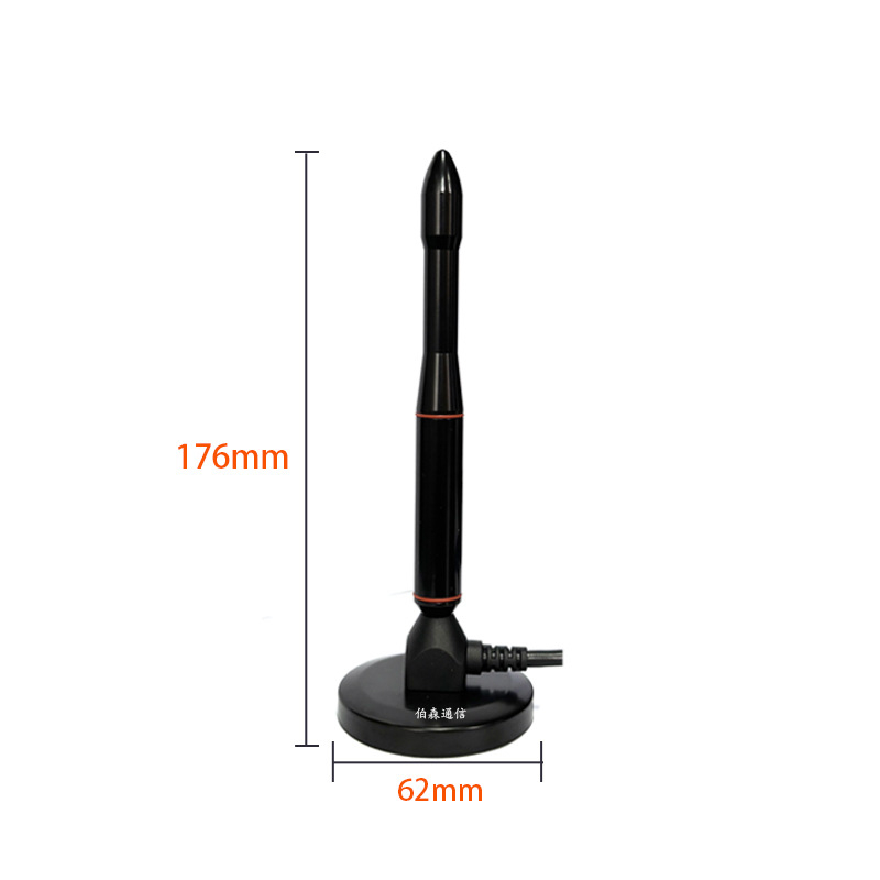 4G antena s usisnom čašom, aluminijska šipka, 12 dBi, omni-direkcijski visoki dobitak, 3G/GSM/5G, puni raspon 433 MHz