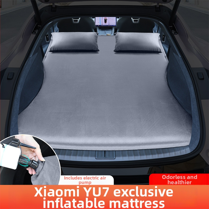 Xiaomi Yu7 automobilinis pripučiamas lova, bagažinės čiužinys, flokingo audinys, apkrova 300 kg, automatinis pripūtimas
