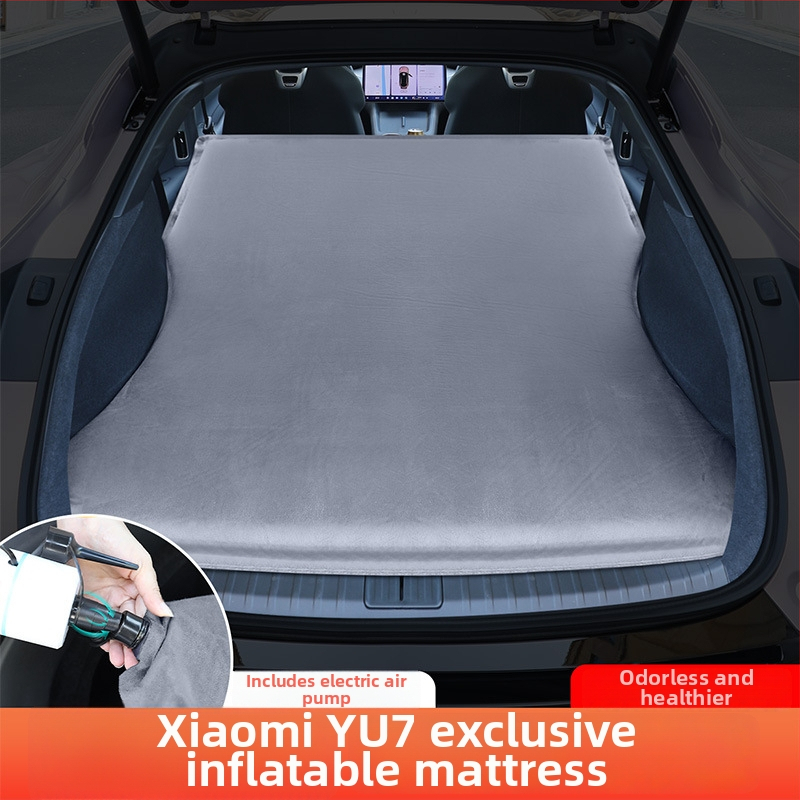 Xiaomi Yu7 automobilinis pripučiamas lova, bagažinės čiužinys, flokingo audinys, apkrova 300 kg, automatinis pripūtimas