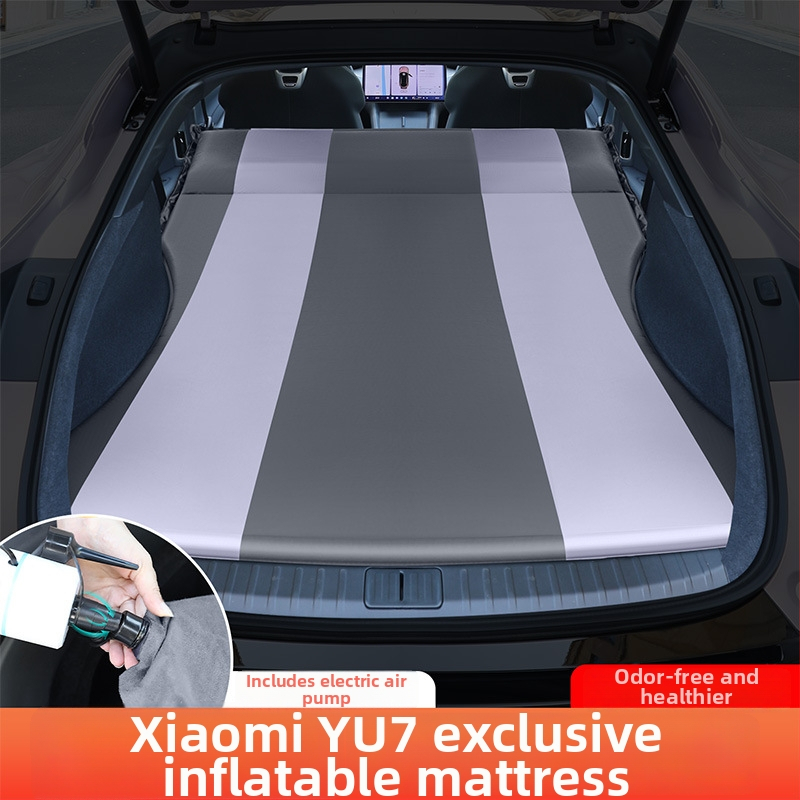 Xiaomi Yu7 automobilinis pripučiamas lova, bagažinės čiužinys, flokingo audinys, apkrova 300 kg, automatinis pripūtimas