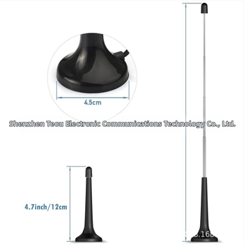 Qiyuntong FM DAB TV stieņa antena HiFi AV uztvērējam ar sūkšanas vāciņu