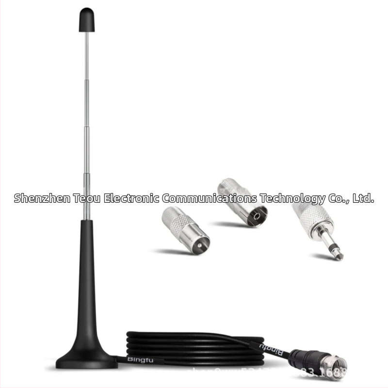 Qiyuntong FM DAB TV stieņa antena HiFi AV uztvērējam ar sūkšanas vāciņu