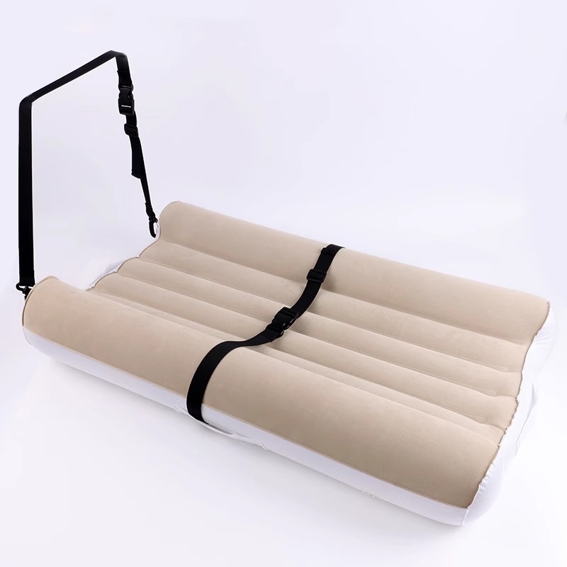 Ceļojumu bērnu gulta automašīnai ar automātisku uzpūšanu, izturīgs PVC, universāla saderība