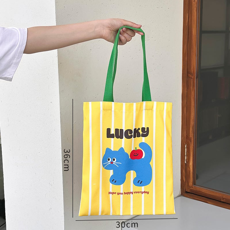 Ελαφριά τσάντα για μαθήματα με σχέδιο καρτούν, μοντέλο A706, πολυεστέρας, πολυλειτουργική τσάντα χειρός