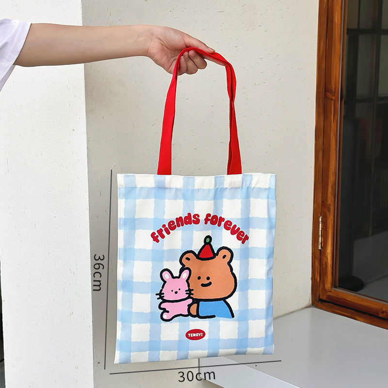 Ελαφριά τσάντα για μαθήματα με σχέδιο καρτούν, μοντέλο A706, πολυεστέρας, πολυλειτουργική τσάντα χειρός