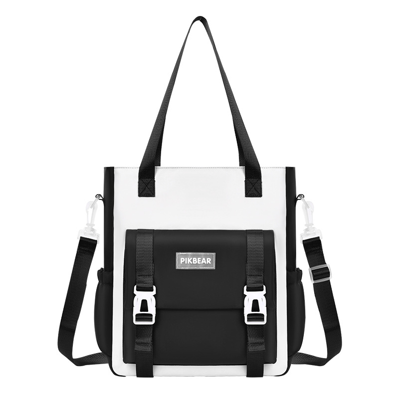 Unisex školska torba s crossbody dizajnom, ultra lagana PU, prozračna i vodootporna, za osnovnu i srednju školu