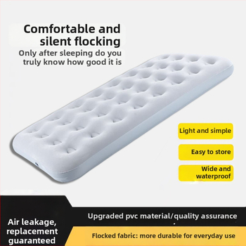 Pripučiamas lova lauko kempingui, savarankiškai pripučiamas, dviejų sluoksnių, sulankstomas, su išorine pompa