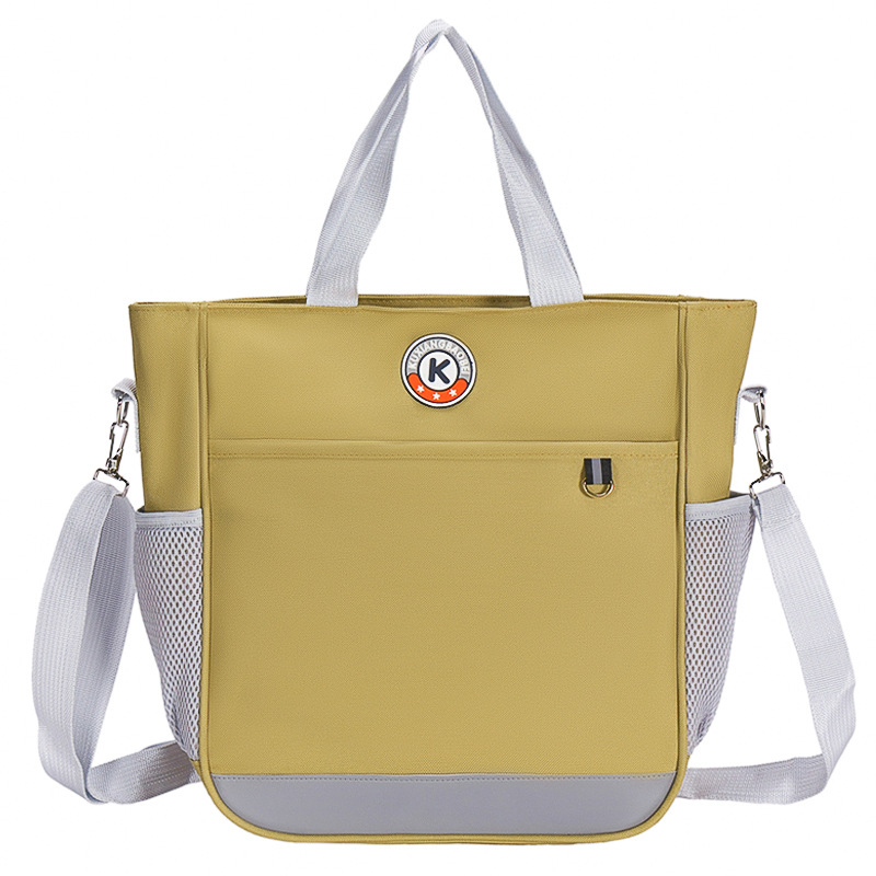 Torba za dopunske nastave, velika kapaciteta, Oxford tkanina, crossbody torba za učenike osnovne i srednje škole, s tiskanim logom i reflektivnom sigurnošću noću