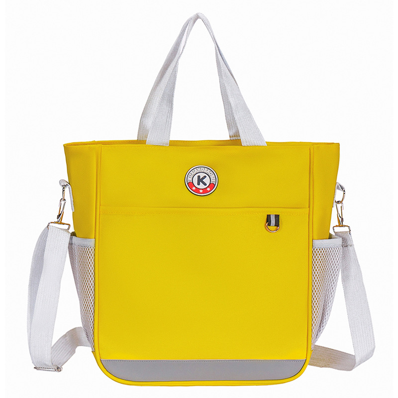 Torba za dopunske nastave, velika kapaciteta, Oxford tkanina, crossbody torba za učenike osnovne i srednje škole, s tiskanim logom i reflektivnom sigurnošću noću
