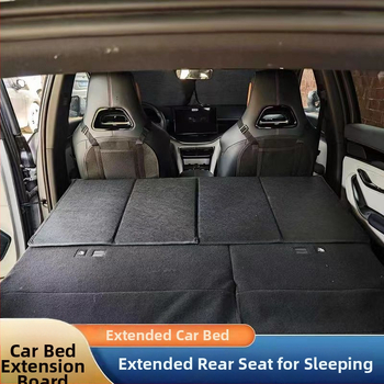 Skladaný kempingový matrac do auta s predĺžením zadného matraca — univerzálne uchytenie, flocking materiál, bez nafukovania, maximálna nosnosť 11 kg