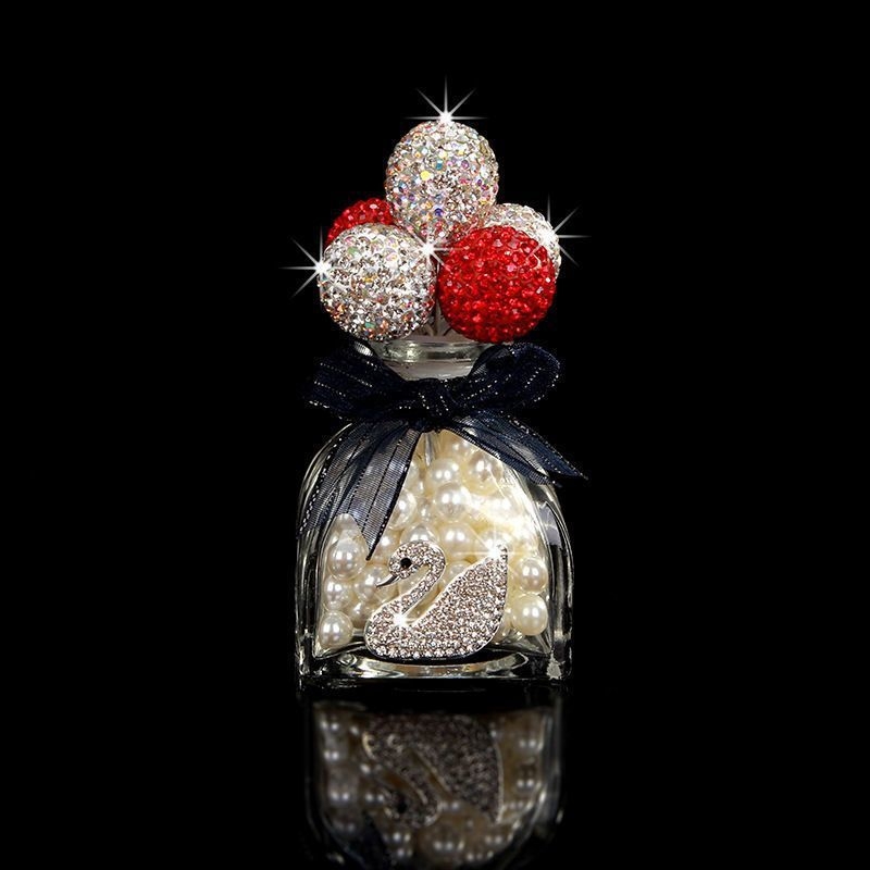 Διακοσμητικό εσωτερικού αυτοκινήτου με μπαλόνι εξομολόγησης και φιάλη αρώματος με διαμάντι, μοντέρνο στυλ, υλικό: πολύχρωμο γλάσο, παραγγελία κατά παραγγελία, αρωματοθεραπεία, μάρκα YUDIE