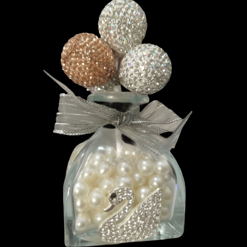 Διακοσμητικό εσωτερικού αυτοκινήτου με μπαλόνι εξομολόγησης και φιάλη αρώματος με διαμάντι, μοντέρνο στυλ, υλικό: πολύχρωμο γλάσο, παραγγελία κατά παραγγελία, αρωματοθεραπεία, μάρκα YUDIE