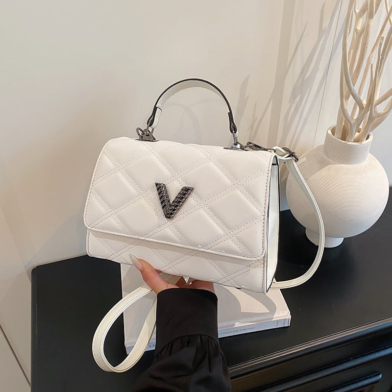 PU ženska torba, gradski minimalistički stil, vodoravni kvadratni oblik, zatvaranje s poklopcem, podstava od poliestera.