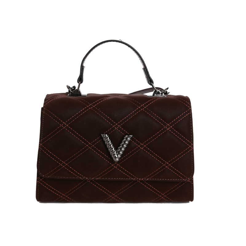 PU ženska torba, gradski minimalistički stil, vodoravni kvadratni oblik, zatvaranje s poklopcem, podstava od poliestera.