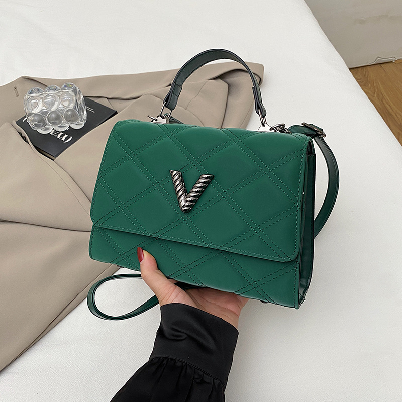 PU ženska torba, gradski minimalistički stil, vodoravni kvadratni oblik, zatvaranje s poklopcem, podstava od poliestera.