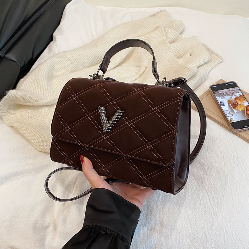 PU ženska torba, gradski minimalistički stil, vodoravni kvadratni oblik, zatvaranje s poklopcem, podstava od poliestera.