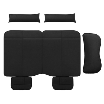 Autó hátsó üléseihez illeszkedő összecsukható hálómatrac — univerzális; PVC és Snowny velvet anyagok; 325 kg terhelhetőség; pumpa nélkül