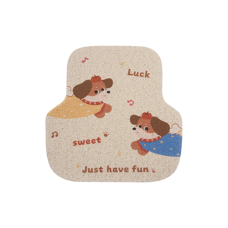 Automašīnas grīdas paklāji Silk-Circle materiāls, Yu Cen zīmols, universāla saderība, logotipa drukas pielāgošana