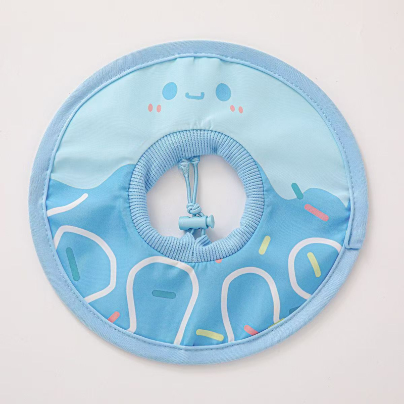 PAWLUX Colier Elizabethan pentru animale de companie – poliester, universal, stil japonez-coreean