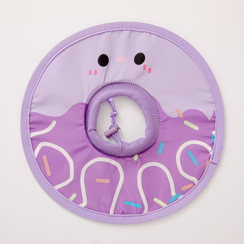 PAWLUX Colier Elizabethan pentru animale de companie – poliester, universal, stil japonez-coreean