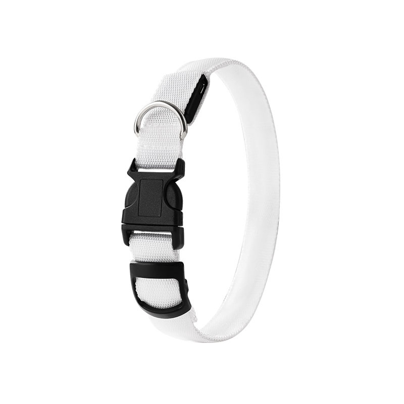 LED светеща анти-изгубваща каишка за кучета за нощни разходки; пластмасов материал; LED осветление; универсално приложение; подходяща за всички сезони