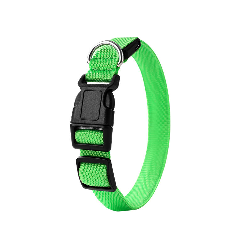 LED светеща анти-изгубваща каишка за кучета за нощни разходки; пластмасов материал; LED осветление; универсално приложение; подходяща за всички сезони