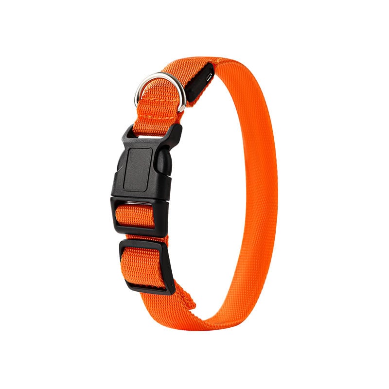 LED светеща анти-изгубваща каишка за кучета за нощни разходки; пластмасов материал; LED осветление; универсално приложение; подходяща за всички сезони