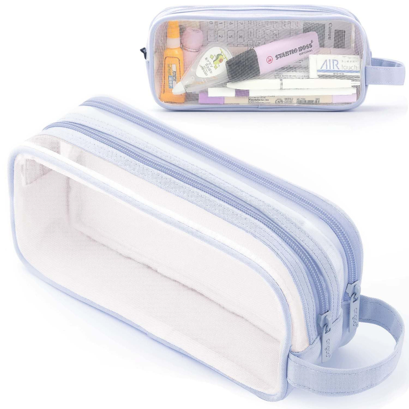 Θήκη μολυβιών από πλέγμα - διπλού στρώματος, μεγάλη χωρητικότητα, κατάλληλη για όλους