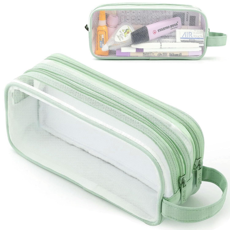 Θήκη μολυβιών από πλέγμα - διπλού στρώματος, μεγάλη χωρητικότητα, κατάλληλη για όλους